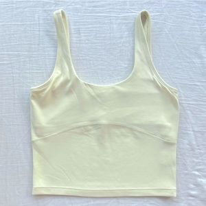 TNA BUTTER scoop neck with built in sports bra